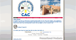 Desktop Screenshot of cacpromotional.com